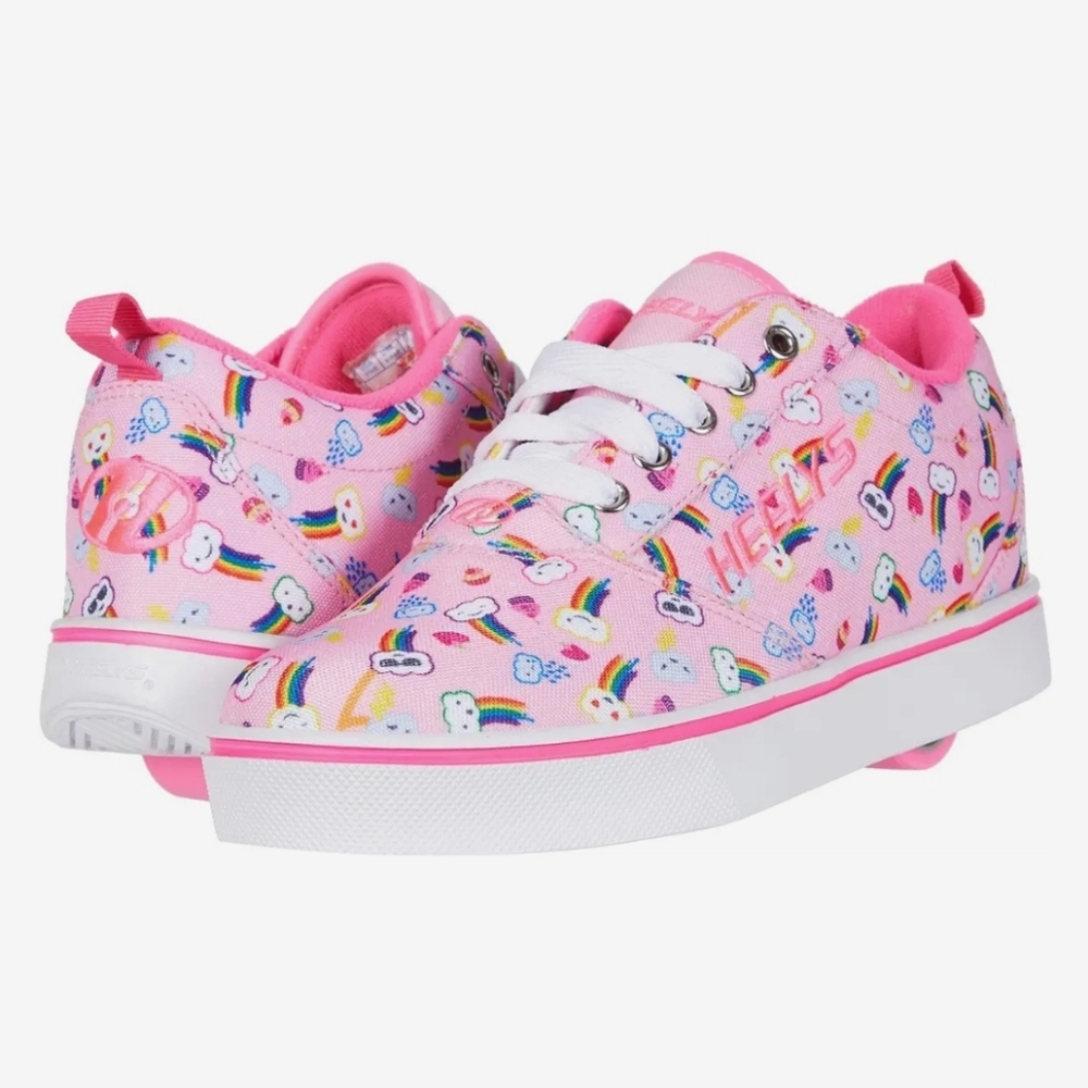 Pink Heelys Girls Shoes Size 2